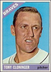 1966 Topps Baseball Cards      010      Tony Cloninger
